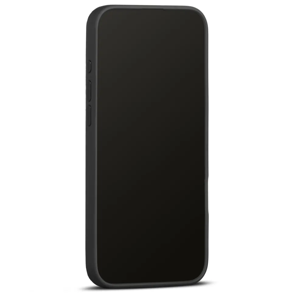 WOOLNUT Läderfodral för iPhone 16 Pro Max Svart