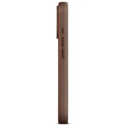 WOOLNUT Läderfodral för iPhone 16 Pro Cognac