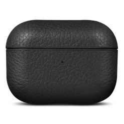 WOOLNUT Skal i läder till AirPods Pro 3-laddfodral Svart