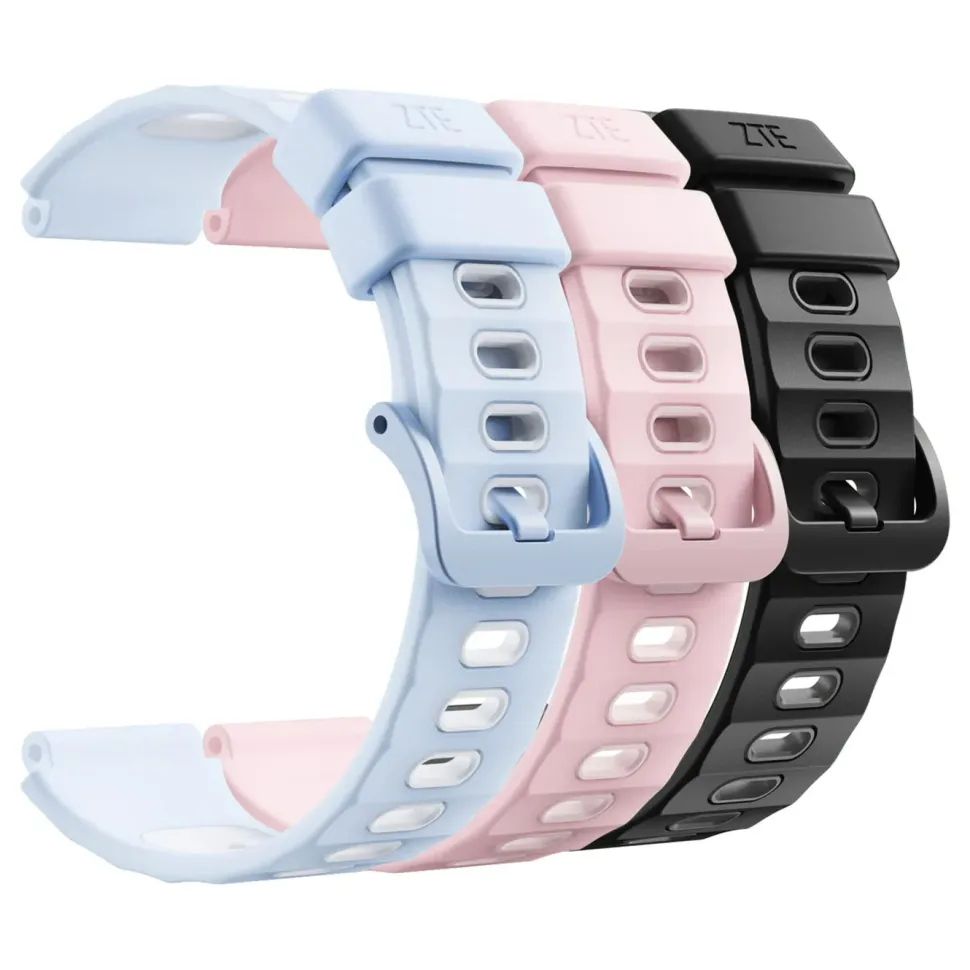 ZTE K2/K2 Pro klockarmband i silikon Svart