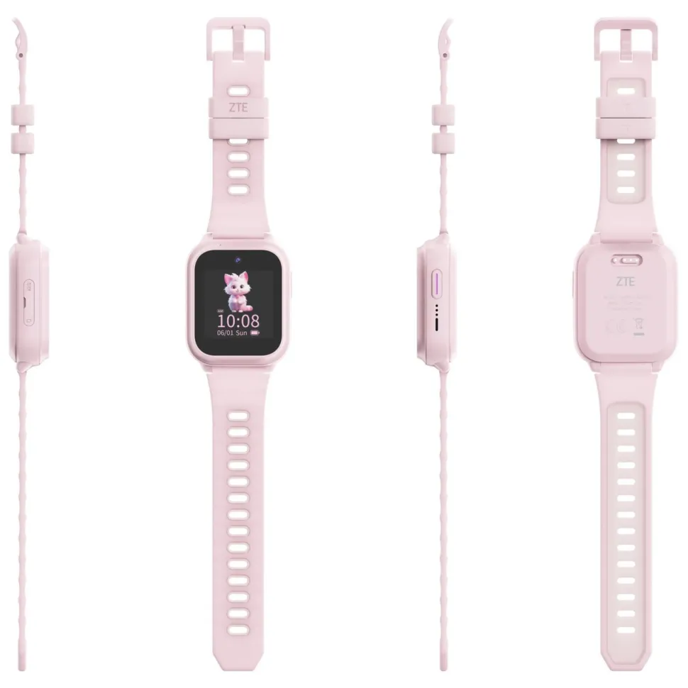 ZTE Watch K2 Pro – smartklocka för barn Rosa